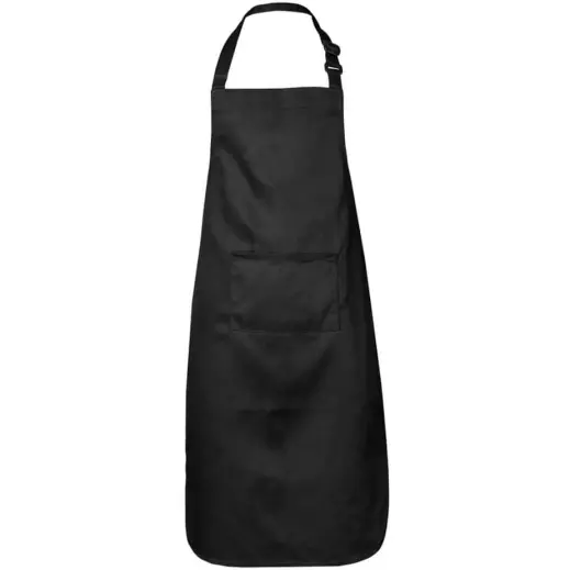 Kids Trickle Bib Apron Black Unbranded
